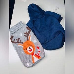 Pets hoodie and sweater bundle size S